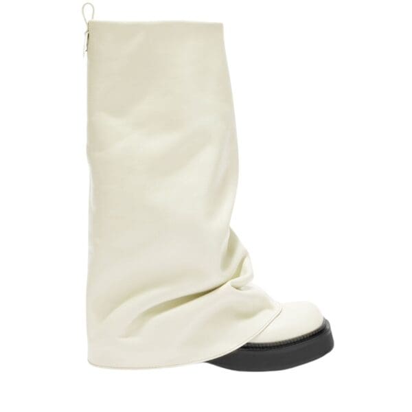 THE ATTICO ''ROBIN'' IVORY COMBAT BOOT