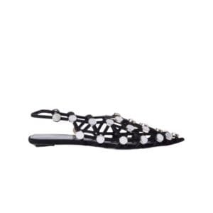 THE ATTICO ‘GRID’ BALLERINA