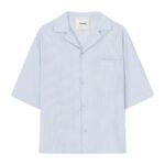 NANUSHKA MAXTON STRIPED SHIRT BLUE