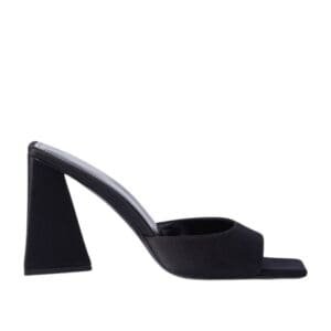THE ATTICO ‘MINI DEVON’ BLACK MULE