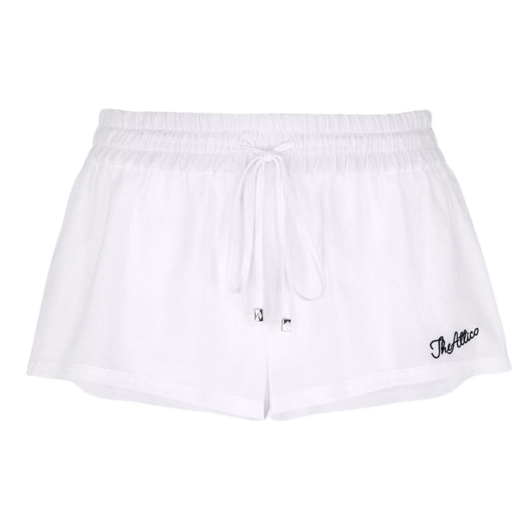 THE ATTICO WHITE SHORT PANTS