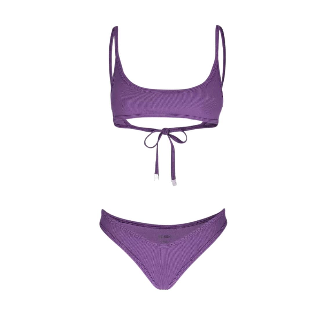 THE ATTICO PURPLE BIKINI