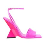 THE ATTICO ''CHEOPE'' FUCHSIA AND FLUO FUCHSIA SANDAL