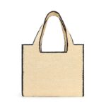 LOEWE FONT TOTE LARGE BAG IN RAFFIA