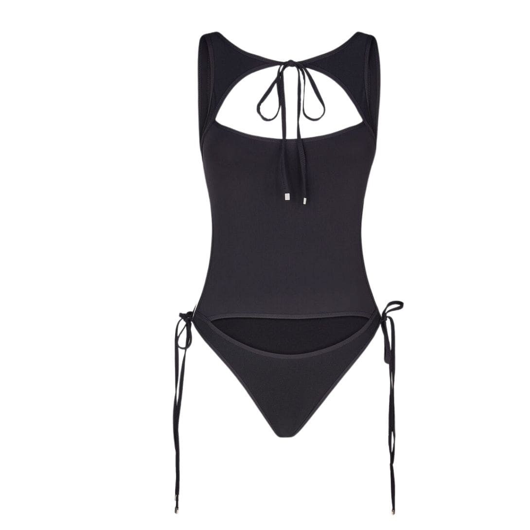 THE ATTICO BLACK ONE PIECE