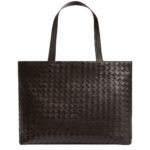 BOTTEGA VENETA LARGE INTRECCIATE ZIPPED TOTE