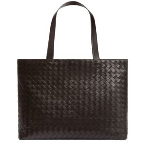 BOTTEGA VENETA LARGE INTRECCIATE ZIPPED TOTE