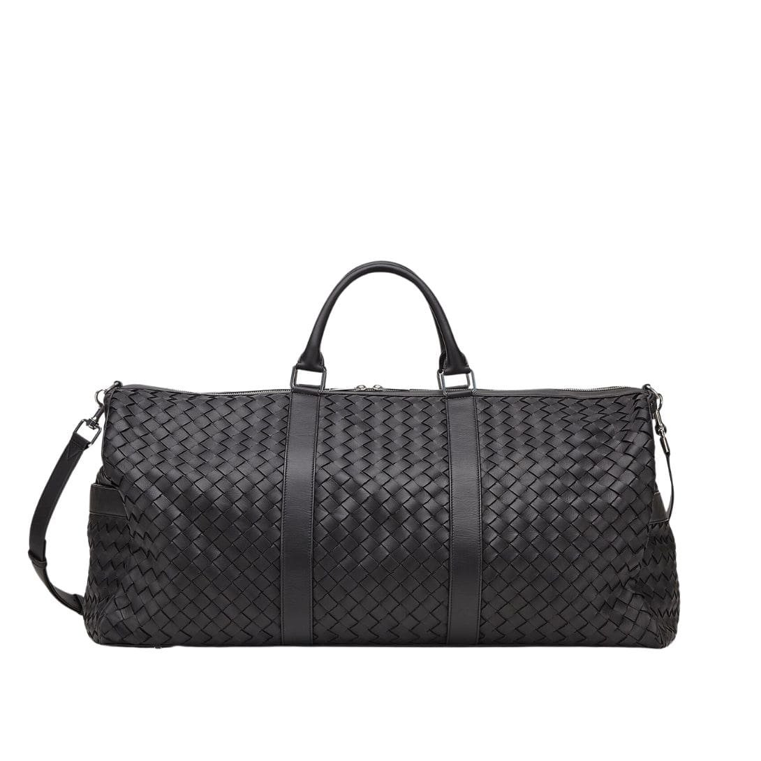 BOTTEGA VENETA LARGE INTRECCIATO DUFFLE 1 BOTTEGA VENETA LARGE INTRECCIATO DUFFLE