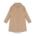 YVES SALOMON COTTON-BLEND FISHTAIL PARKA