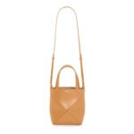 LOEWE PUZZLE FOLD TOTE MINI BAG IN SHINY CALFSKIN