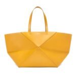LOEWE PUZZLE FOLD TOTE XXL BAG IN SHINY CALFSKIN