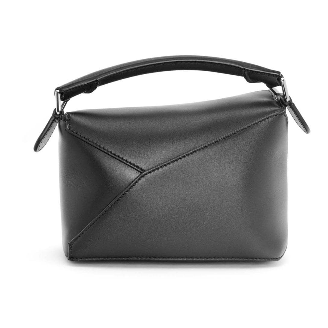LOEWE MINI PUZZLE BAG IN SATIN CALFSKIN