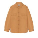 NANUSHKA JARI TECH POPLIN SHIRT BISCUIT