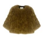 YVES SALOMON CROPPED FEATHER JACKET