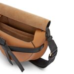 LOEWE SMALL GATE BAG IN SOFT CALFSKIN AND JACQUARD