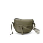 LOEWE SMALL GATE BAG IN SOFT CALFSKIN AND JACQUARD