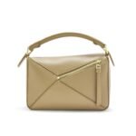 LOEWE SMALL PUZZLE BAG IN SATIN CALFSKIN
