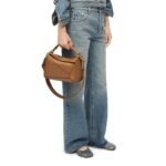 LOEWE SMALL PUZZLE BAG IN SATIN CALFSKIN