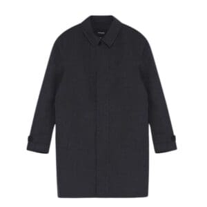 YVES SALOMON TECHNICAL COLD WOOL MAC COAT
