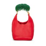 LOEWE MINI SQUEEZE BAG IN LEATHER WITH BEADS