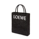 LOEWE STANDARD A4 TOTE BAG IN RAFFIA