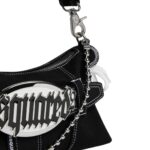 GOTHIC DSQUARED2 DENIM SHOULDER BAG