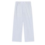 NANUSHKA ARNAUD STRIPED RELAXED-FIT PANTS BLUE