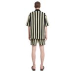 NANUSHKA ZIKO TERRY-KNIT SHIRT BLACK/PALE