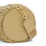 LOEWE LARGE BRACELET CLUTCH BAG IN PLEATED NAPPA