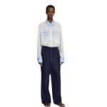 DRIES VAN NOTEN OVERSIZED SILK SHIRT