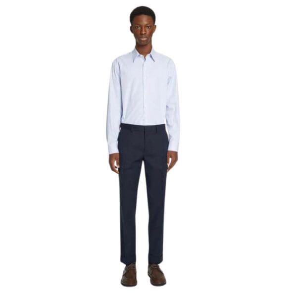 DRIES VAN NOTEN TAPERED CUFFED PANTS
