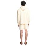 NANUSHKA EVER ORGANICALLY GROWN COTTON LOGO HOODIE CREME
