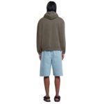 NANUSHKA EVER ORGANICALLY GROWN COTTON-FLEECE HOODIE ASPHALT