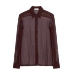 DRIES VAN NOTEN FITTED SILK SHIRT