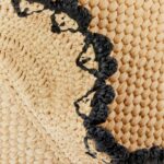 LOEWE FONT TOTE SMALL BAG IN RAFFIA