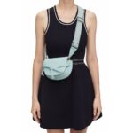 LOEWE GATE DUAL MINI BAG IN SOFT CALFSKIN AND JACQUARD