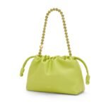 LOEWE MINI FLAMENCO PURSE BAG IN SOFT LAMBSKIN
