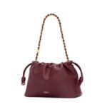 LOEWE MINI FLAMENCO PURSE BAG IN SOFT LAMBSKIN