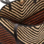 LOEWE PUZZLE FOLD TOTE BAG IN RAFFIA