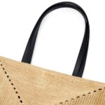 LOEWE PUZZLE FOLD TOTE BAG IN RAFFIA