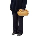 LOEWE MINI FLAMENCO PURSE BAG IN SOFT LAMBSKIN