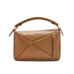 LOEWE SMALL PUZZLE BAG IN SATIN CALFSKIN