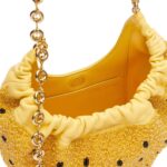 LOEWE MINI SQUEEZE BAG IN LEATHER WITH BEADS