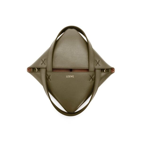 LOEWE PUZZLE FOLD TOTE MINI BAG IN SHINY CALFSKIN