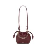 LOEWE MINI FLAMENCO PURSE BAG IN SOFT LAMBSKIN