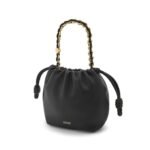 LOEWE MINI FLAMENCO PURSE BAG IN SOFT LAMBSKIN