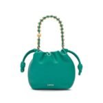 LOEWE MINI FLAMENCO PURSE BAG IN SOFT LAMBSKIN