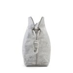 LOEWE MINI FLAMENCO CLUTCH BAG IN METALLIC