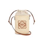 LOEWE SQUARE POCKET IN WRATH PALM AND CALFSKIN