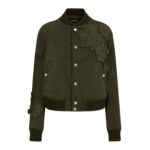 DSQUARED2 BLOSSOM PATCH VARSITY BOMBER